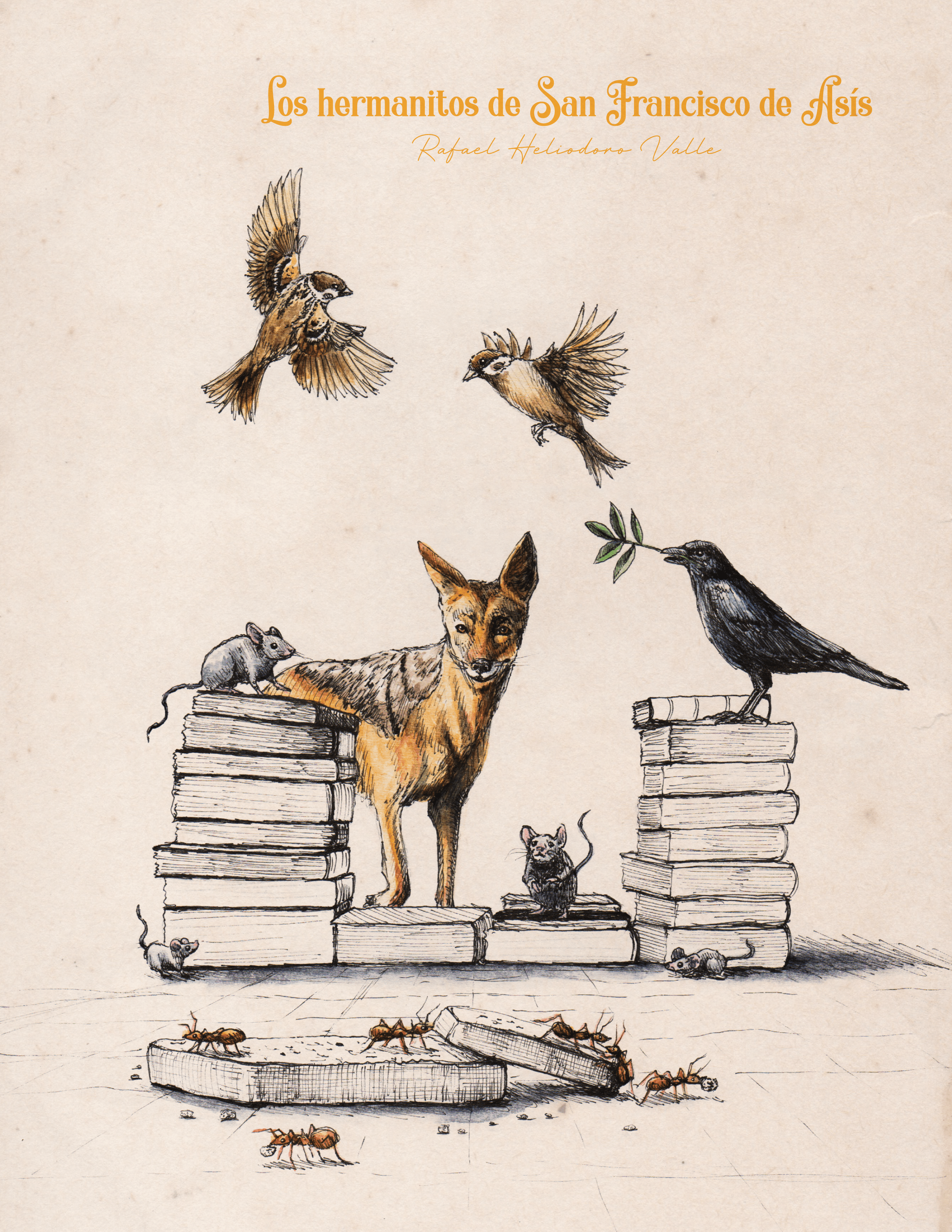 Ilustración del audiotexto los hermanitos de San Francisco de Asís